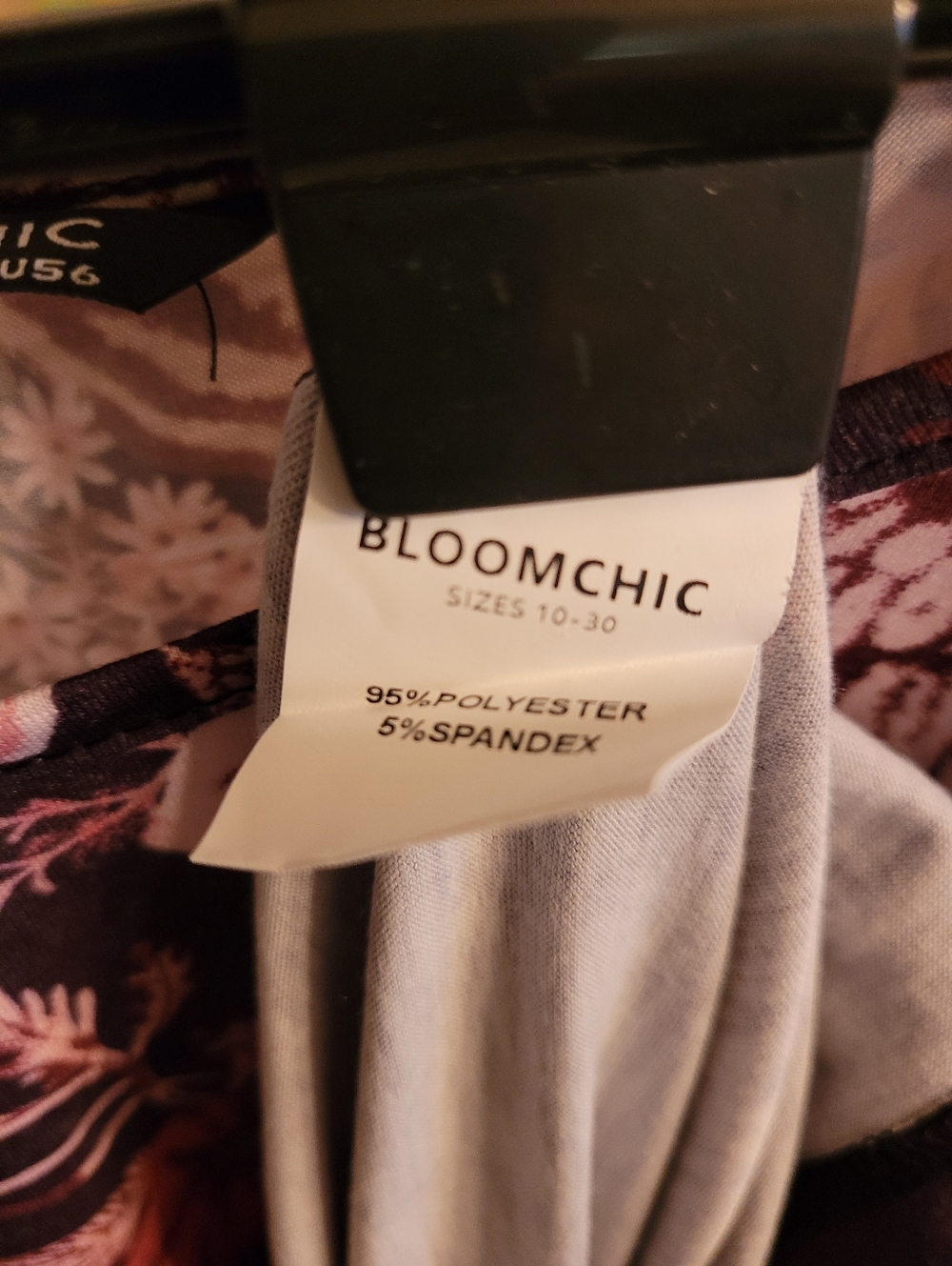 BloomChic  Floral Scoop Neck Short Sleeve Top - Picture 4 of 4